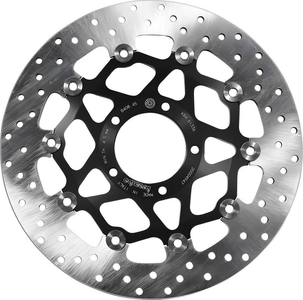 Brembo Bremsscheibe Oro 78B40845 schwimmend mit Zulassung kompatibel mit Ducati Hypermotard S Evo 796 / 1100 ccm Bj. 2007 - 2014