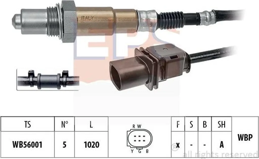 Capteur d'Oxygène Sonde Lambda OE 06F906262J pour Passat 3C et Touran
