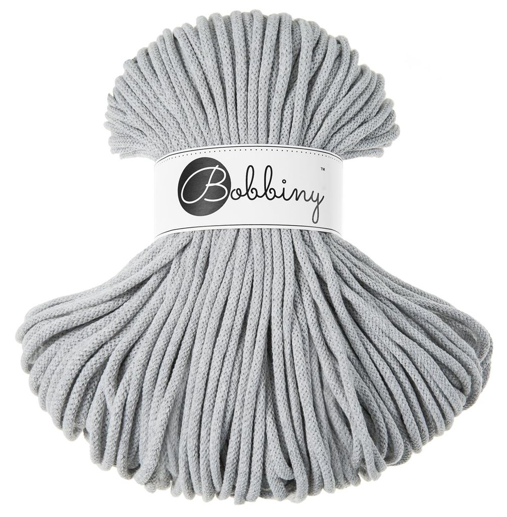 Bobbiny Premium 5 mm 100 m Light Grey Sznurek Zdjęcie produktu 
