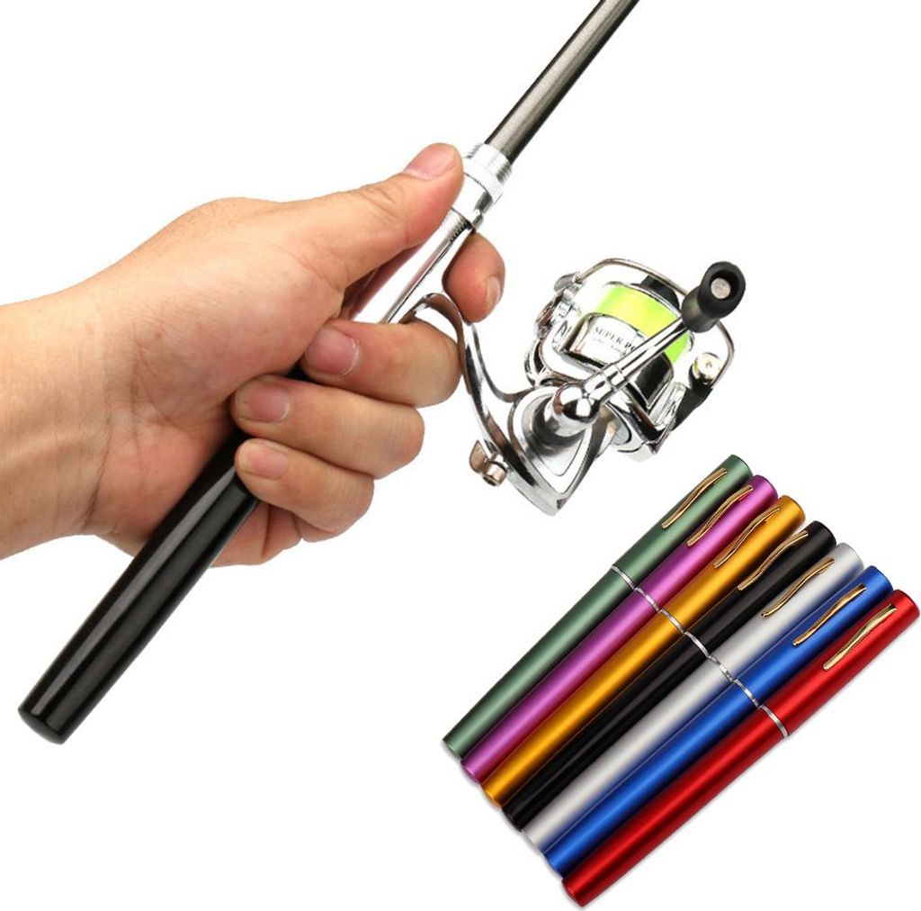 Fishing Rod Reel Combo Lightweight Pocket Fishing Reel Combo Kit for Freshwater Saltwater