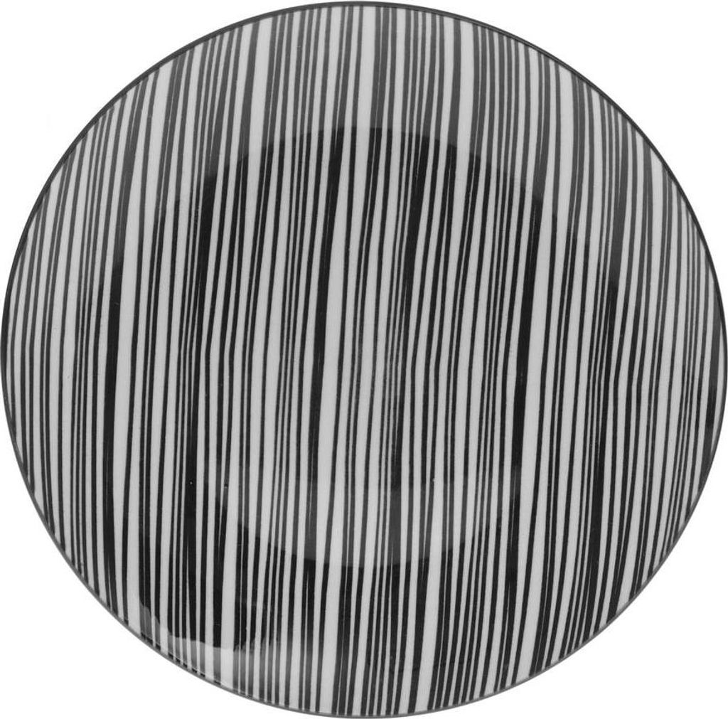 6er-set dessertteller "bohemia" zebra d19cm - SG Secret de Gourmet