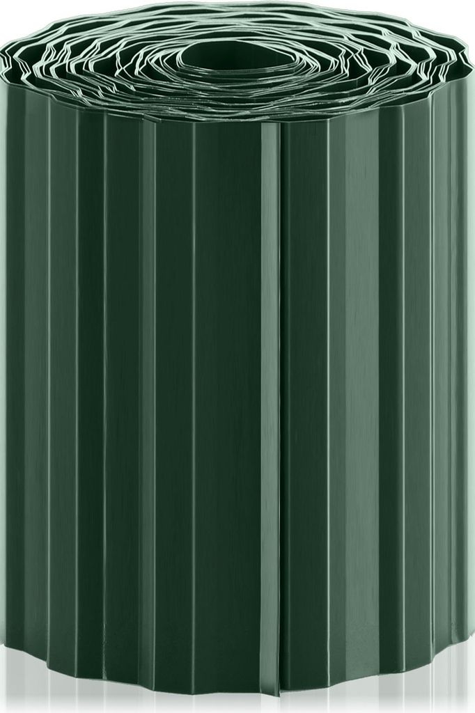 com-four Rasenkante 20 x 900 cm aus Kunststoff - Beeteinfassung für Rasen, Blumenbeet oder als Mähkante - Länge individuell anpassbar