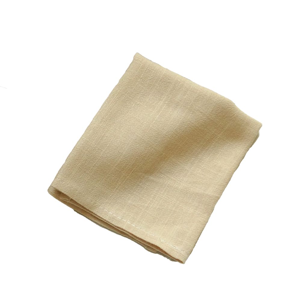 Universelles Reinigungstuch Schnell trocknend hautfreundliche Baumwollflachs Utility Küchenlappen zum Essen-Beige
