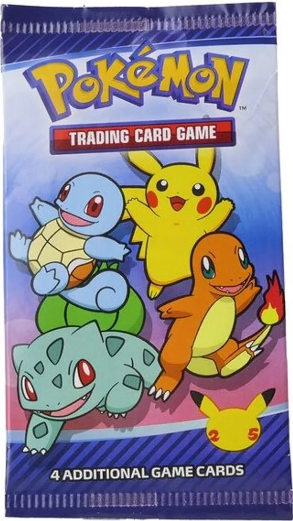 Booster Pokémon McDonald's 2021 25e anniversaire - 1 Booster Anglais Neuf
