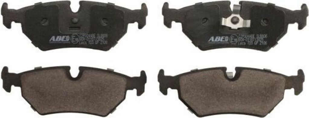 ABE Bremsbeläge Satz Hinten für FIAT Scudo Kastenwagen (220) C2P004ABE