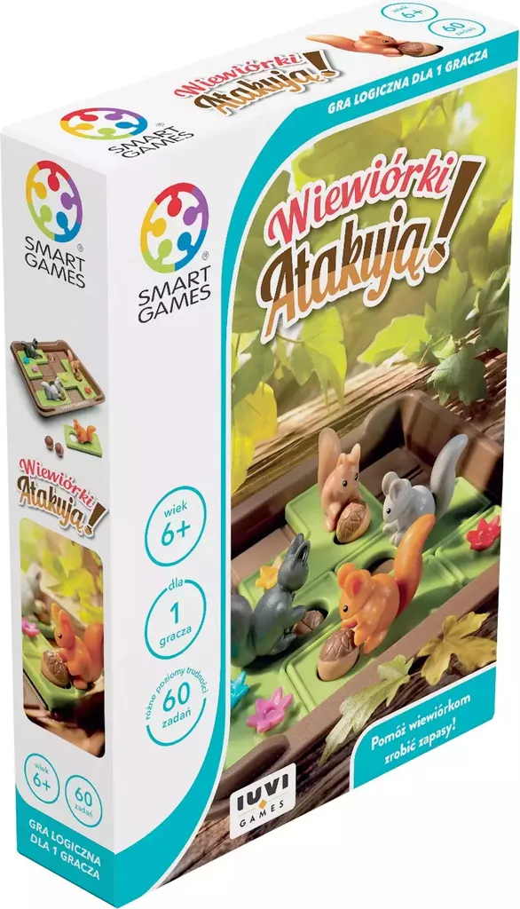 Smart Games Les écureuils attaquent avec 60 défis et casse-têtes