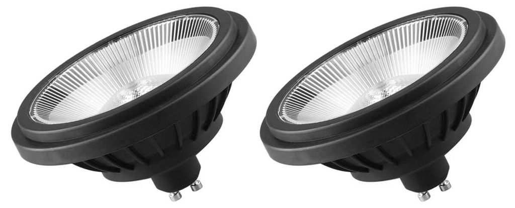 Spectrum GU10 LED-Spot AR111 - 14 Watt - 230 V - 1200 Lumen - 4000 K Neutralweiß - Natürliches Licht - Energieeffizient - 2 Stück