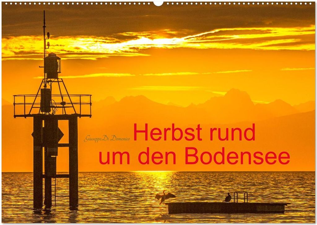 Herbst rund um den Bodensee (Wandkalender 2026 DIN A2 quer), CALVENDO Monatskalender