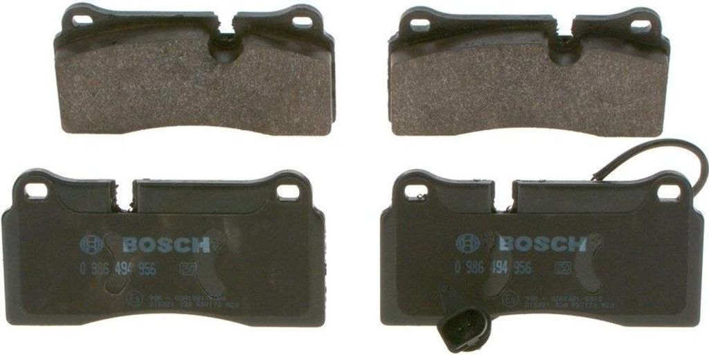 BOSCH Bremsbelagsatz, Scheibenbremse Artikel: 0 986 494 956