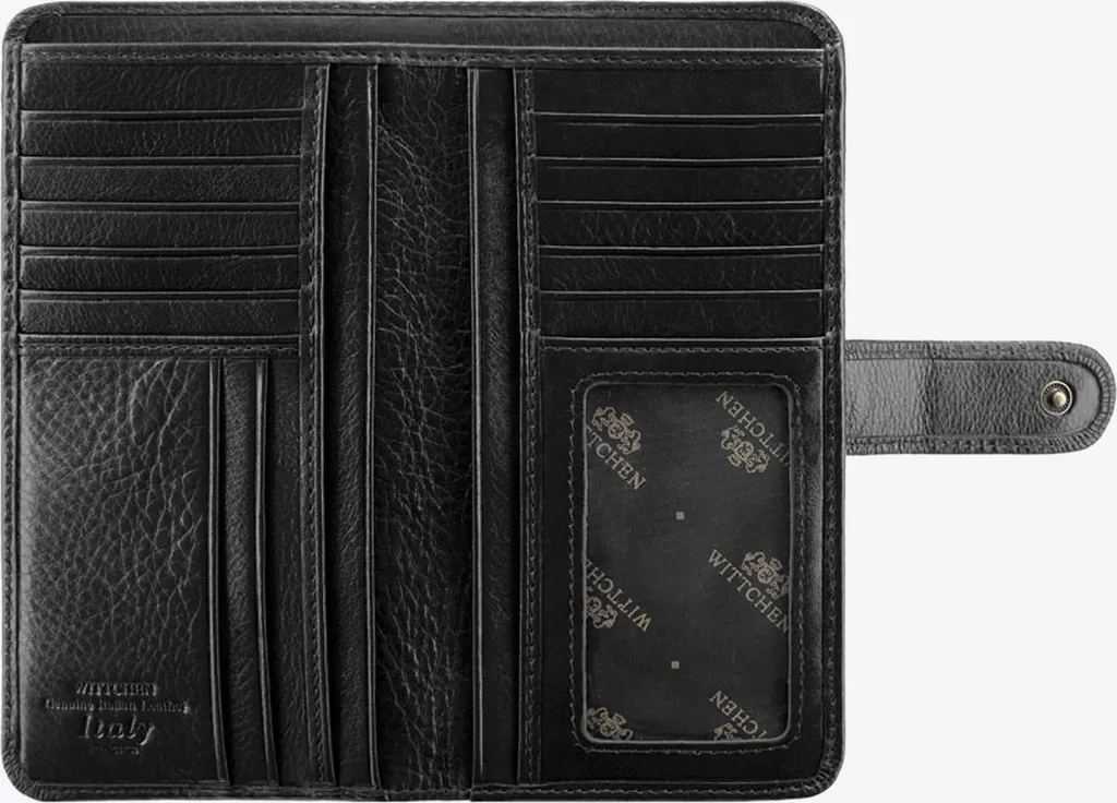 Petit porte-monnaie Wittchen cuir noir pour organiser ses petits sacs