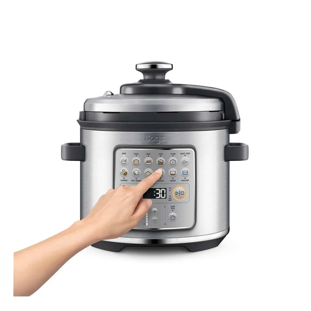 Autocuiseur Sage Fast Slow Go avec 11 Programmes de Cuisson Rapide