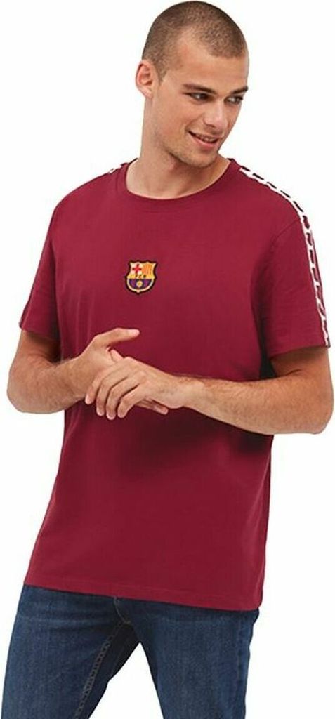 Kurzärmiges Fußball T-Shirt für Männer F.C. Barcelona Braun Produktbild 