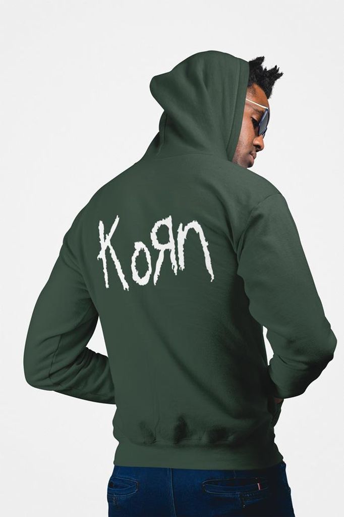 D&B Uni Hoodie ZIPZN00007 Korn Waldgrün-Größe 3XL