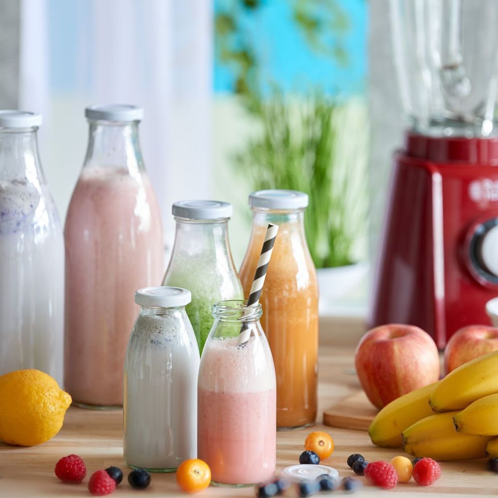 Milchflaschen 0,5L Smoothie Saft Flaschen 500ml leere Produktbild 6