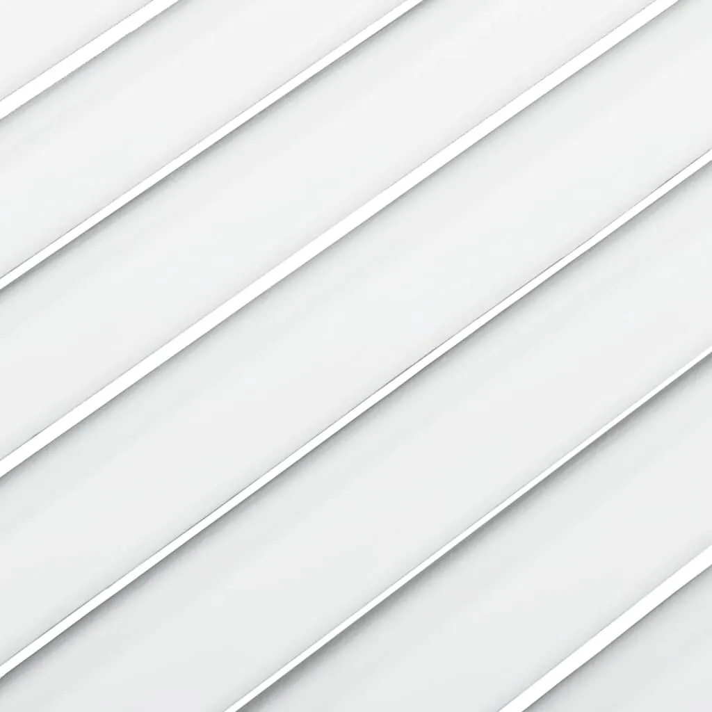 Set 2 Ante Persiana in Legno Bianco 61,5x49,4 cm per Arredo Interno - 5