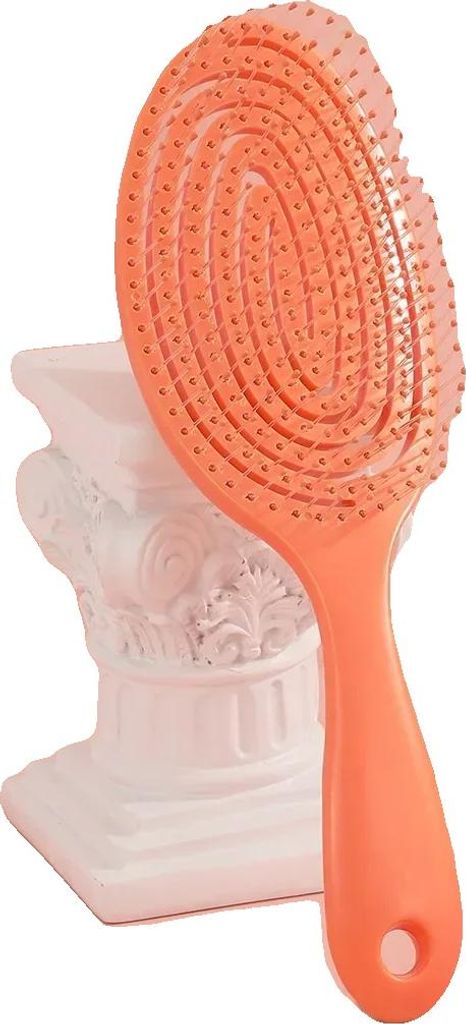 Massagekamm, tragbares Design, Vorteile der Kopfhautmassage, Orange