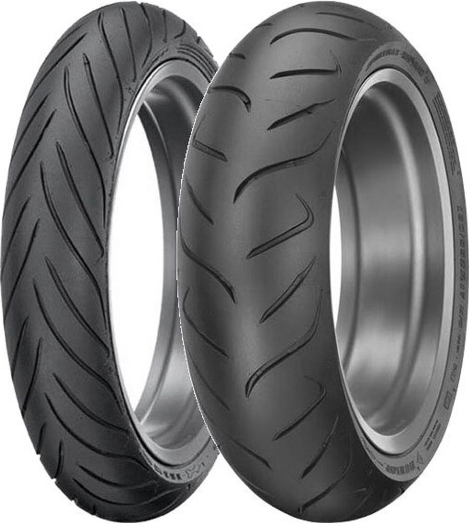 Paar Motorradreifen Dunlop 120/70-17 (58W) + 170/60-17 (72W) Roadsmart 2