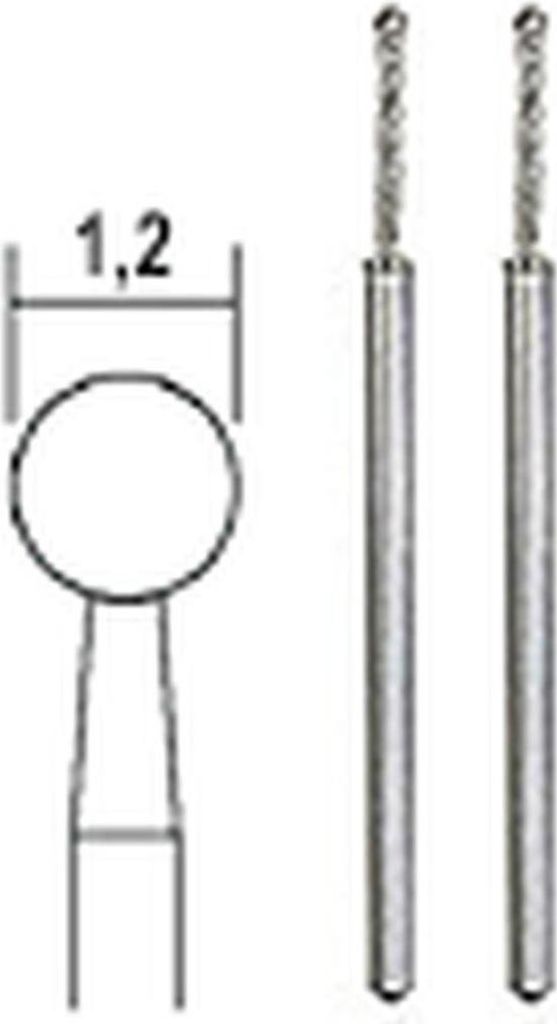 Proxxon 28230 Diamant Schleifstifte Form Kugel1,2mm 2 Stück Produktbild 