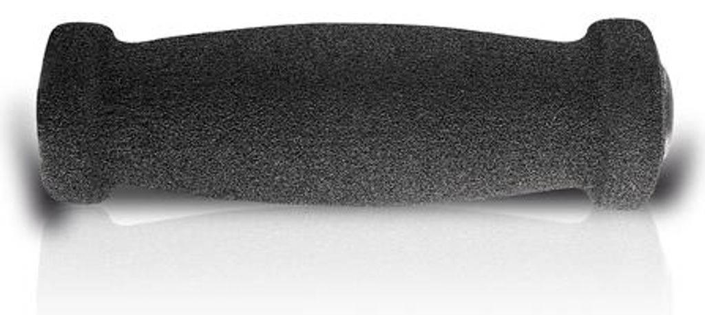Road Foam Paddles (125 Mm) Mit Loch Schwarz (Inklusive Stopfen)