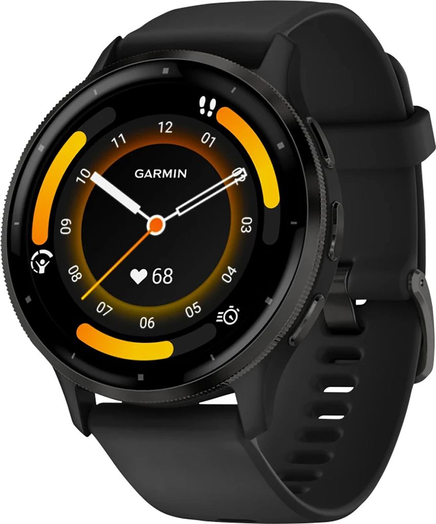 Garmin Venu 3 3,56 cm (1.4") AMOLED Digital 454 x 454 Pixel Touchscreen Schwarz WLAN GPS
