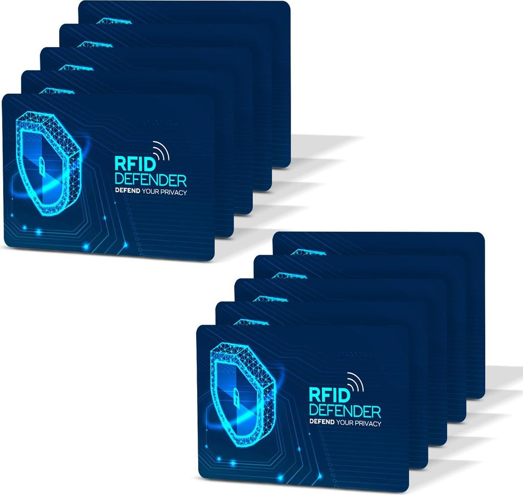 RFID DEFENDER 10x NFC RFID Karte Karten Set RFID & NFC Produktbild 