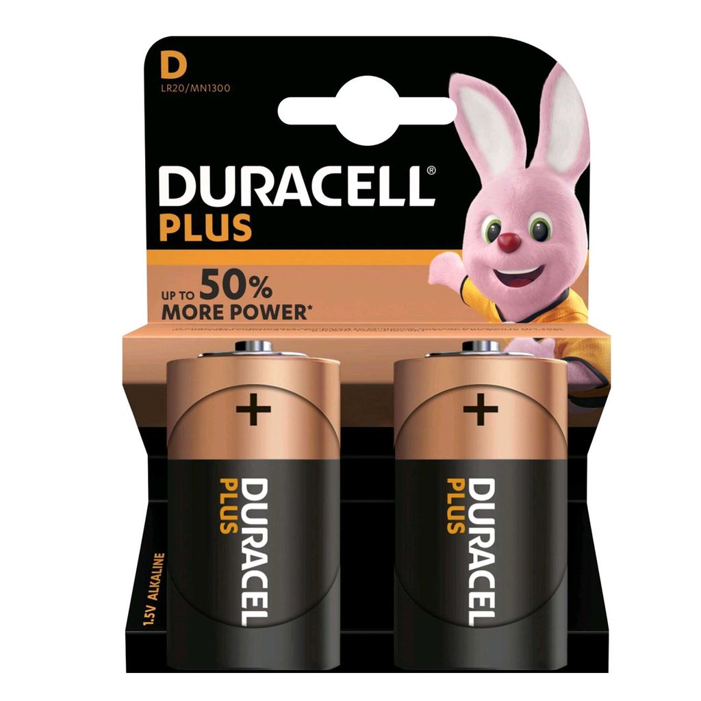 2x bateria Duracell MN1300 Plus Power Mono D 1,5 V Zdjęcie produktu 