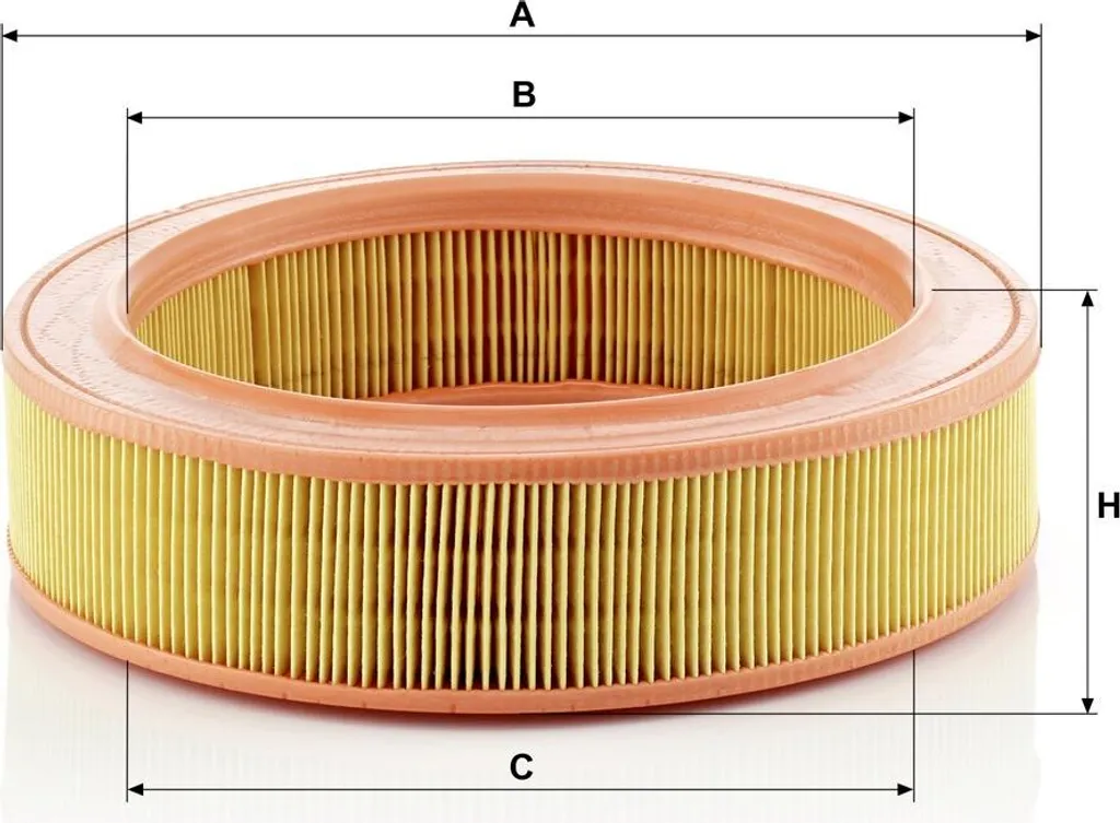 Filtre à air Mann-Filter C 2555/2 anti-perte de puissance - 2