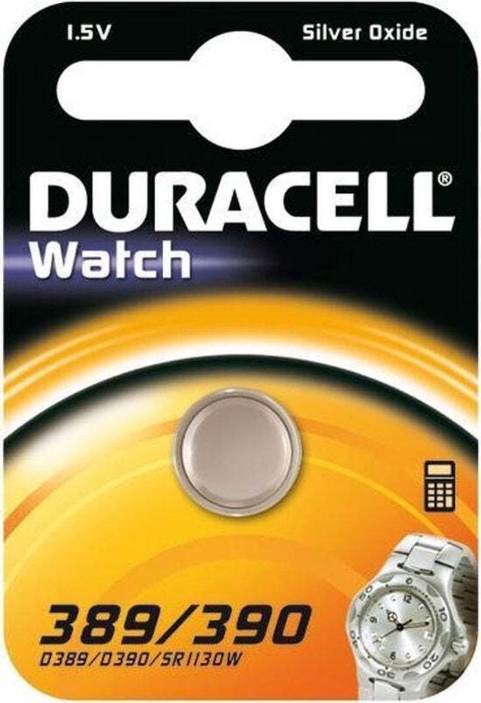 Duracell 389/390, Einwegbatterie, Siler-Oxid (S), 1,5 V, 1 Produktbild 