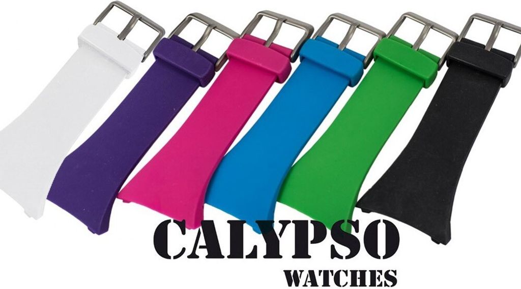 Calypso Watches Uhrenarmband Kunststoff für alle K5633, Farbe:blau