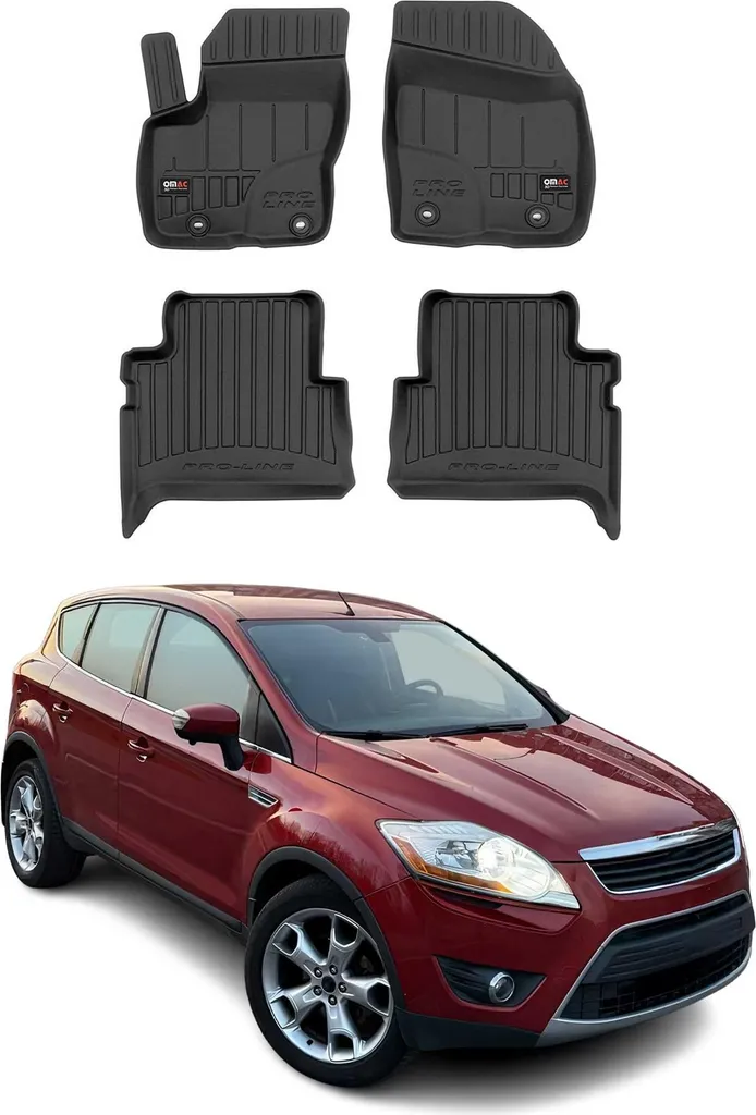 Tappetini Off-Road Ford Kuga 2008-2013 - Gomma TPE 4 Stagioni - 14