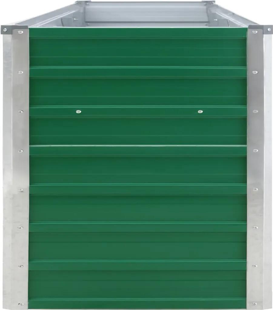 Solution Jardinage Durable : Bac Acier Galvanisé Vert 320x40x45 cm - 9