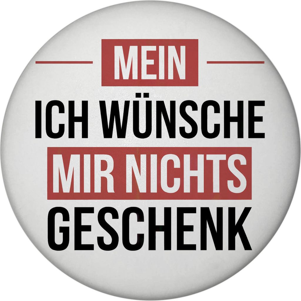 Mein ICH WÜNSCHE MIR NICHTS Magnet mit Flaschenöffner
