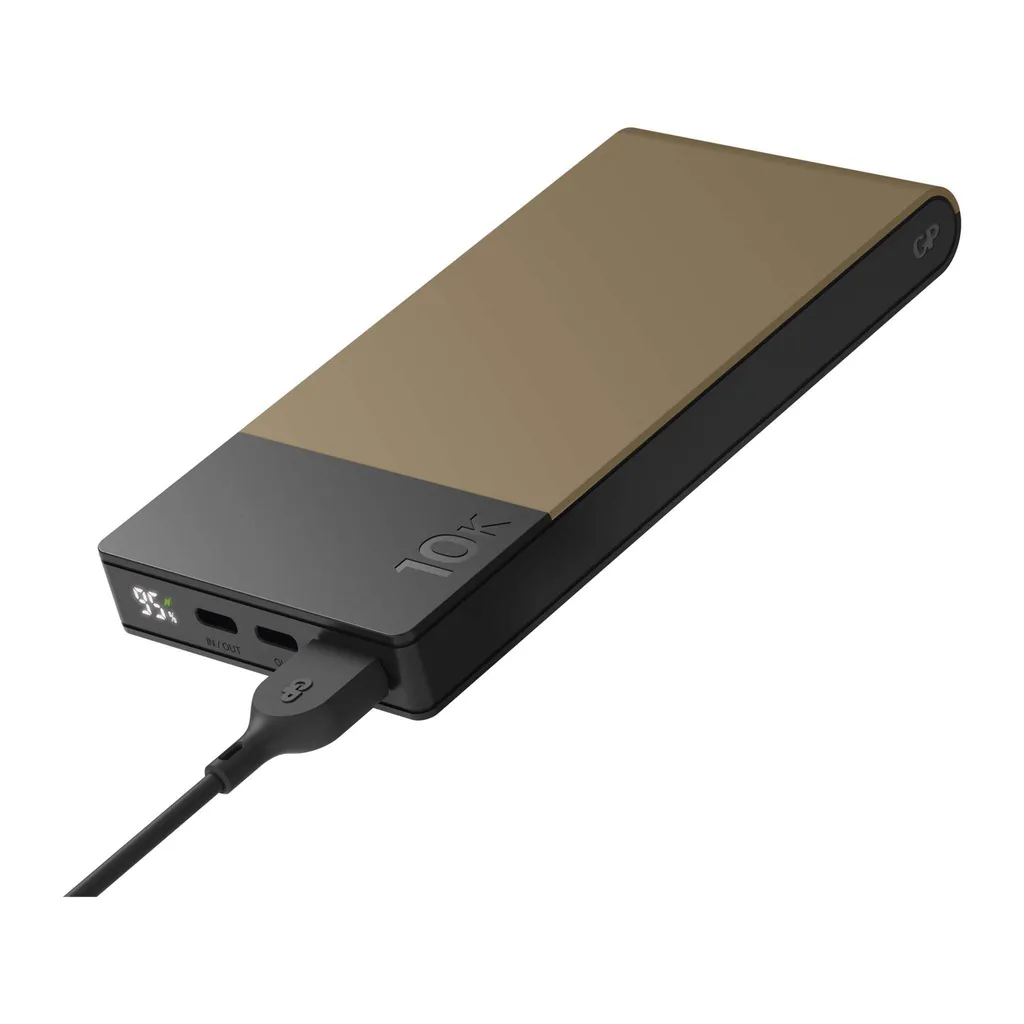 GP Powerbank M2+ 10000 mAh Beige avec Indicateur LED et Format Mini - 3