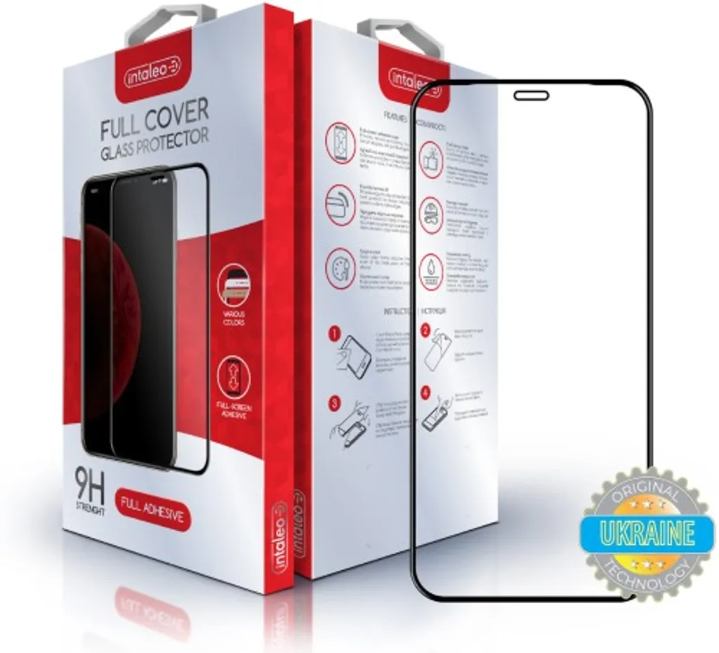 Protège écran iPhone 13 Pro Max anti-rayures verre trempé plein adhésif - 2