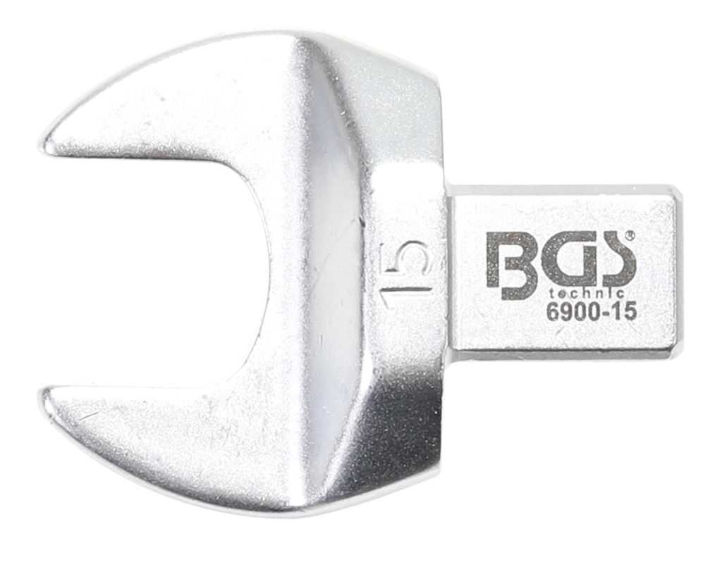 BGS 6900-15 Einsteck-Maulschlüssel, 15 mm e 9 x 12 mm