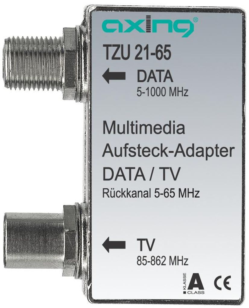 AXING Aufsteckadapter TZU 21-65 Multimedia Rückkanal Produktbild 