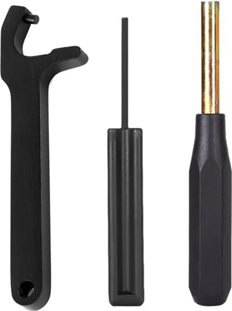 Set di attrezzi Glock, attrezzo per la rimozione del caricatore, attrezzo esagonale per i modelli Glock 9/40 standard, attrezzo per il montaggio del mirino (nero) - 1