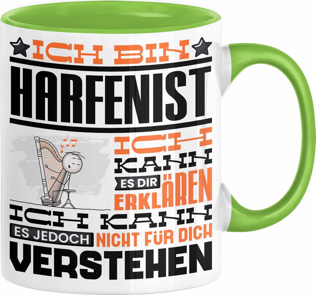 Harfenist Geschenk Tasse Lustige Geschenkdiee für einen Produktbild 