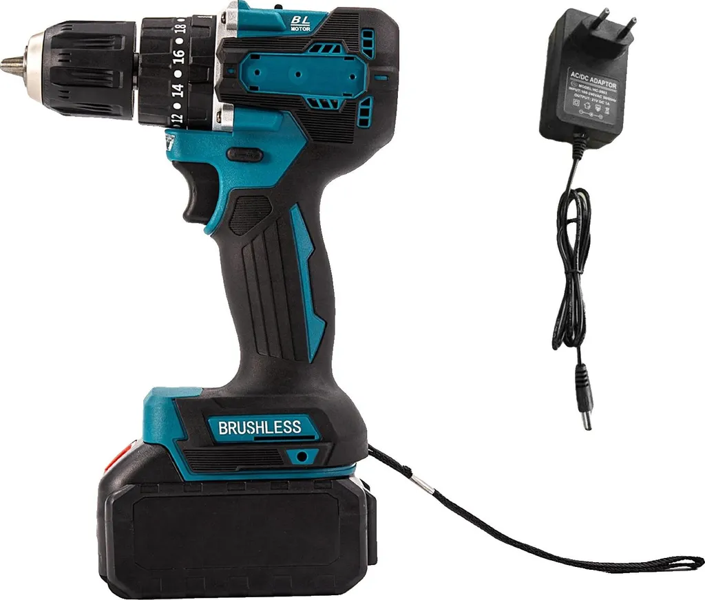 Perceuse sans fil Brushless 10mm T1 EU - Outil électroportatif robuste