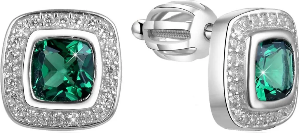 Puces d'oreilles en argent et oxydes de zirconium - Bijou Femme Chic