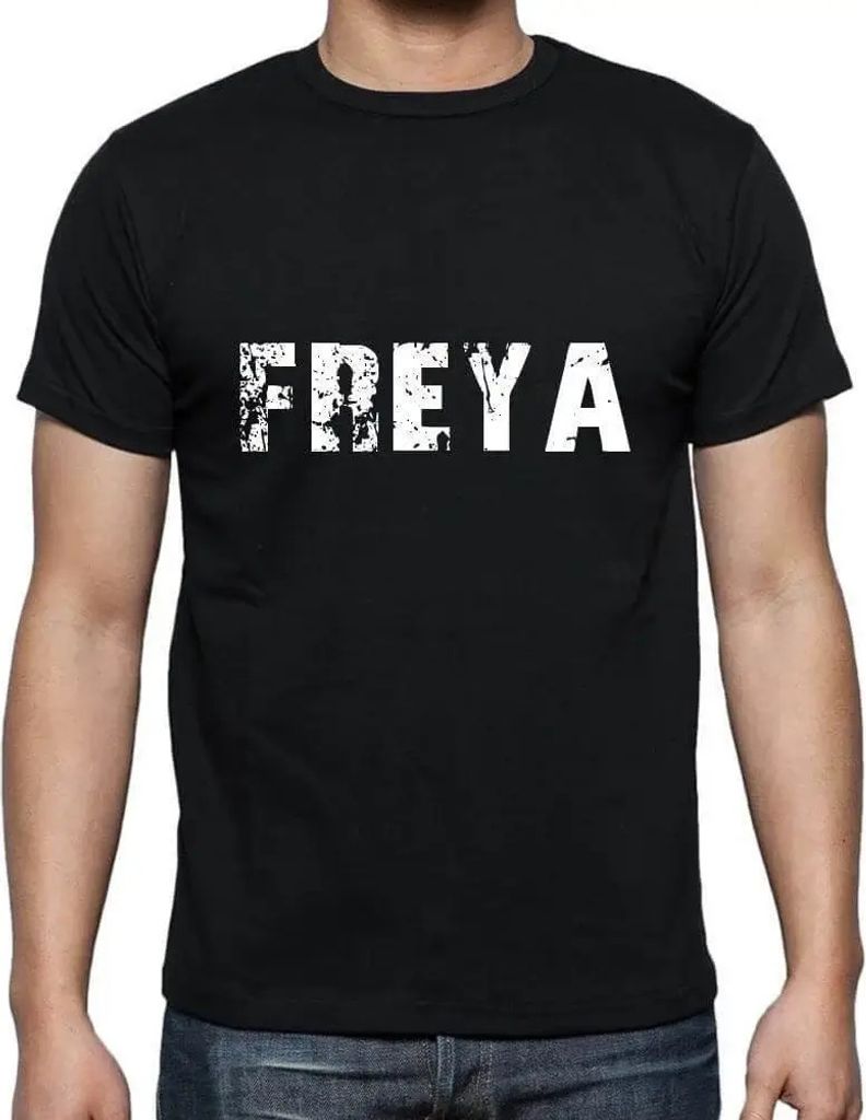 Herren Grafik T-Shirt Freya Öko-Verantwortlich Vintage Jahrgang Kurzarm Lustige Druck Geburtstag Geschenk Mann