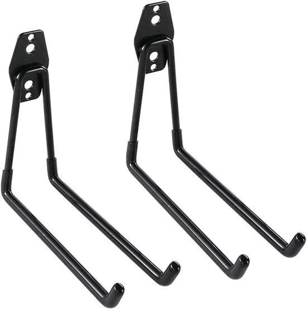 Organiseur d'outils mural avec 2 supports en acier pour garage et jardin