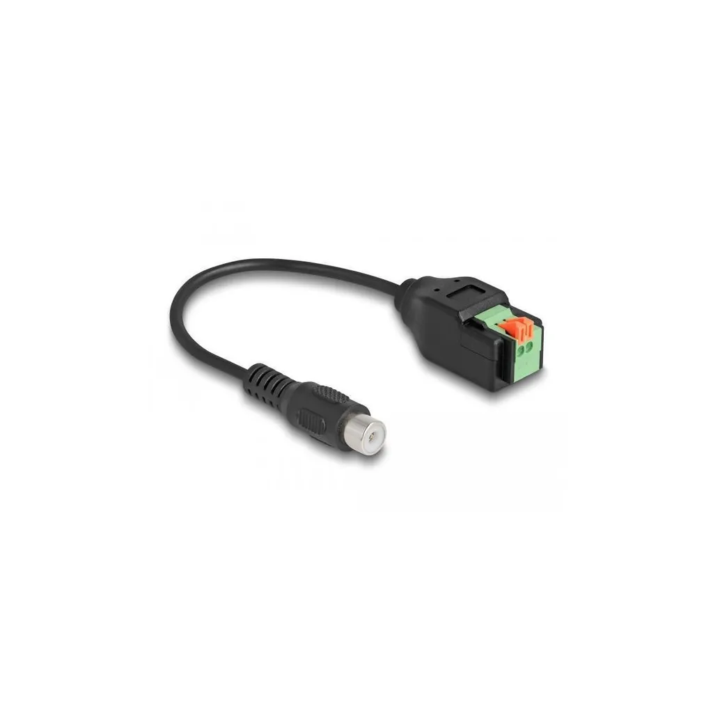 Câble RCA vers Terminal Block Delock 15cm pour Sonorisation et Vidéo