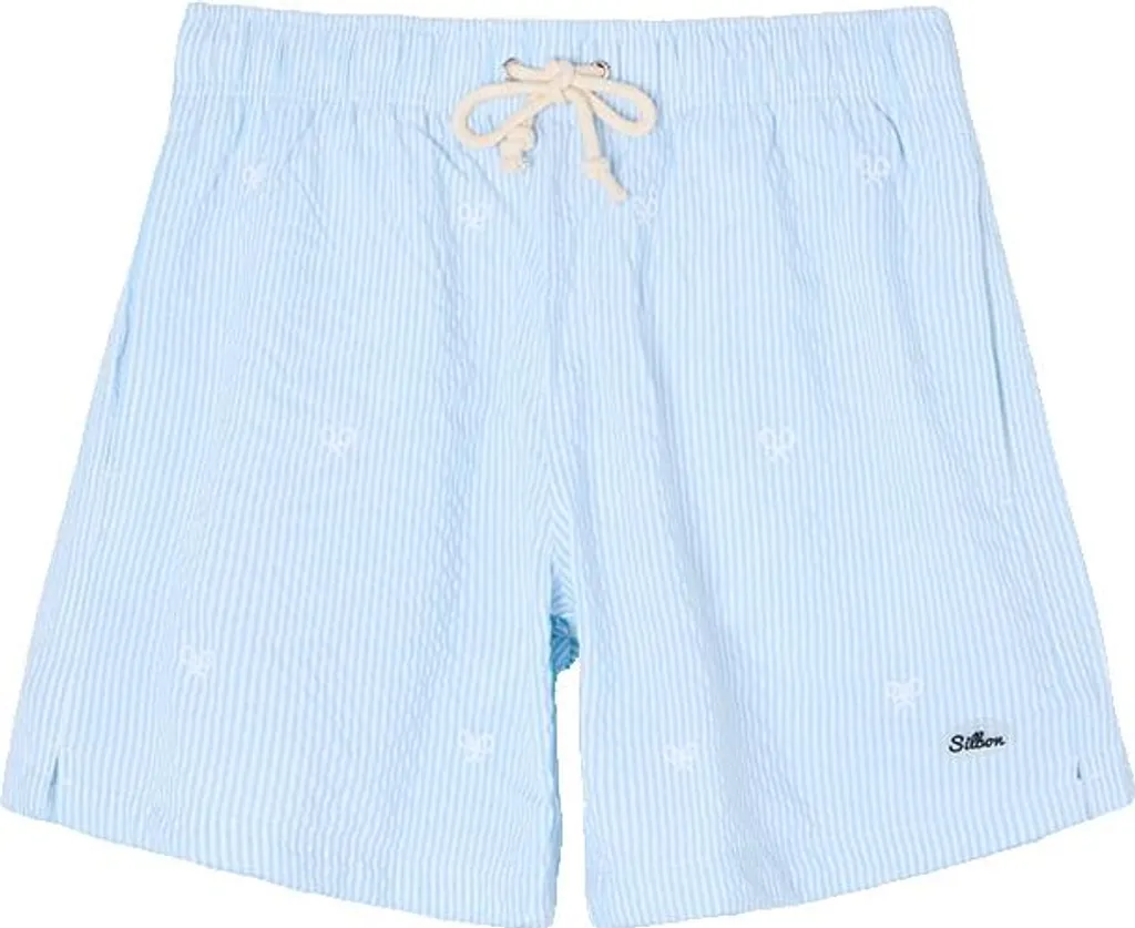 Short de bain bleu XL Silbon Rayas idéal pour vos vacances à la mer