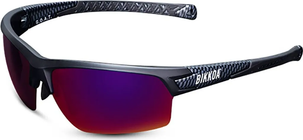 Lunettes de soleil de sport Bikkoa Carbon Goat Golden pour Padel et Vélo