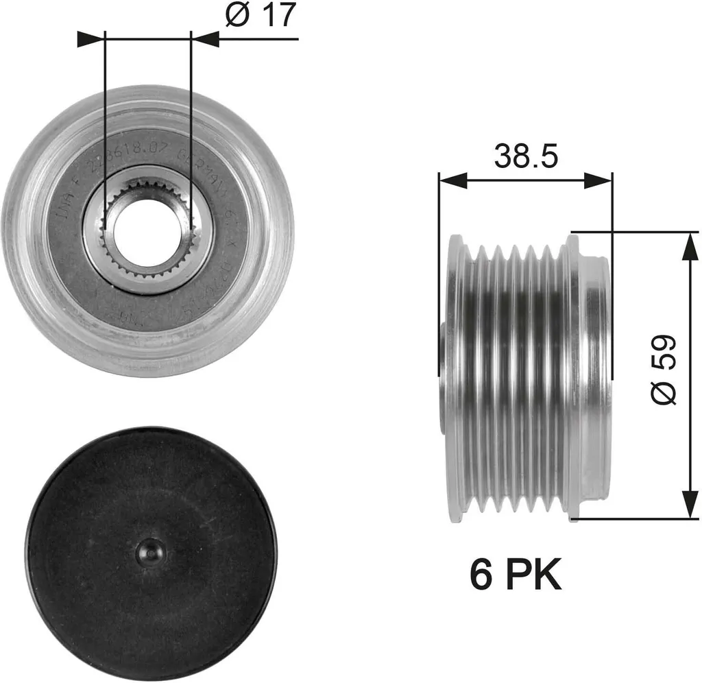 JOYMOOP Testina Di Ricambio Per Mocio Piatto 33 Cm – Panno In Microfibra Assorbente, Confezione Da 1, Compatibile Con Aste JOYMOOP