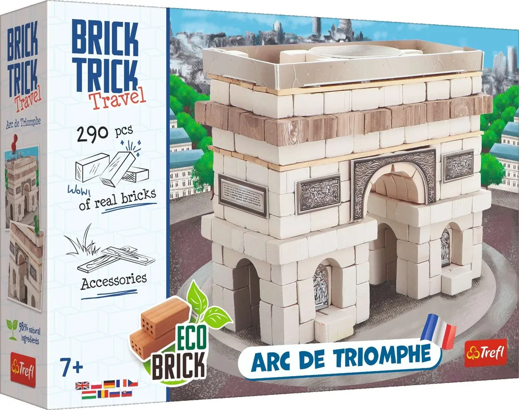 Trefl Brick Trick Travel Arc de Triomphe en briques de céramique 60957