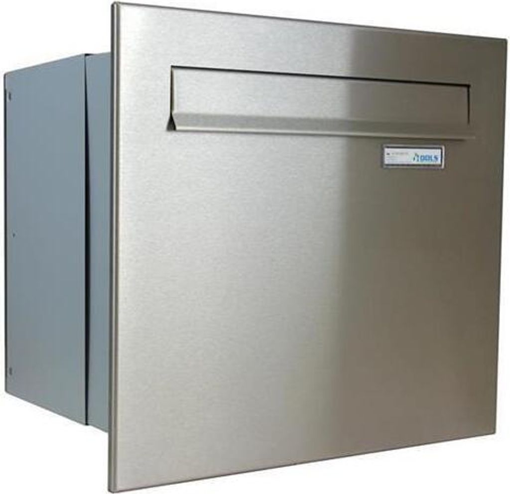 A-042 XXL Edelstahl Durchwurfbriefkasten (24,5-40 cm Tiefe)