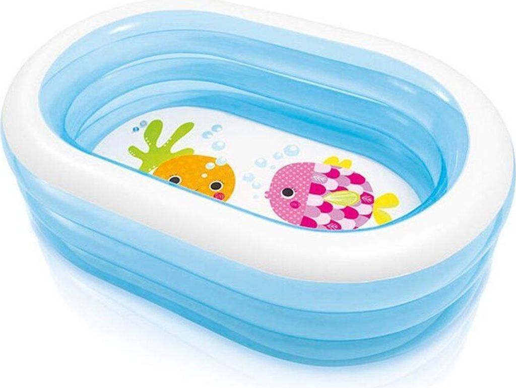 Piscina gonfiabile, ovale 163 x 107 x 46 cm INTEX 57482 Immagine del prodotto 