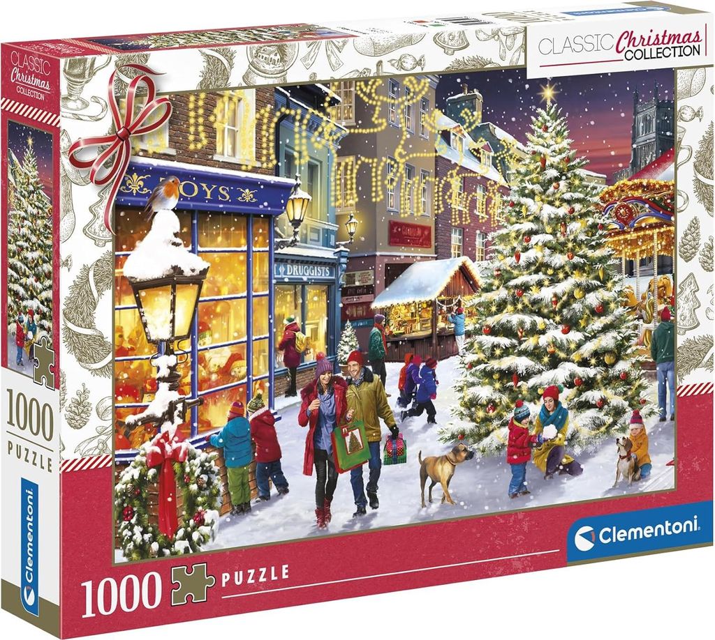CLEMENTONI Puzzle 1000 Alta Qualità Collezione Villaggio di Immagine del prodotto 